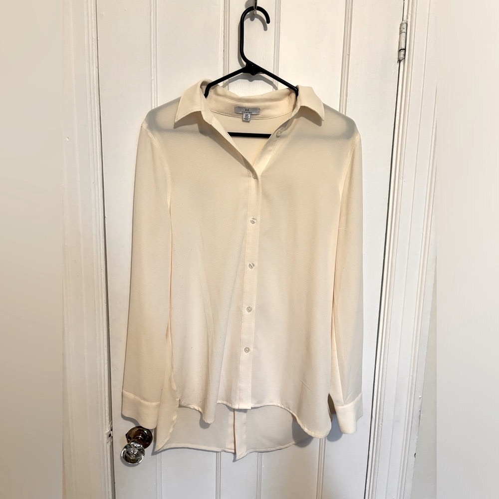 H by Halston, Button Up Front & Back Blouse